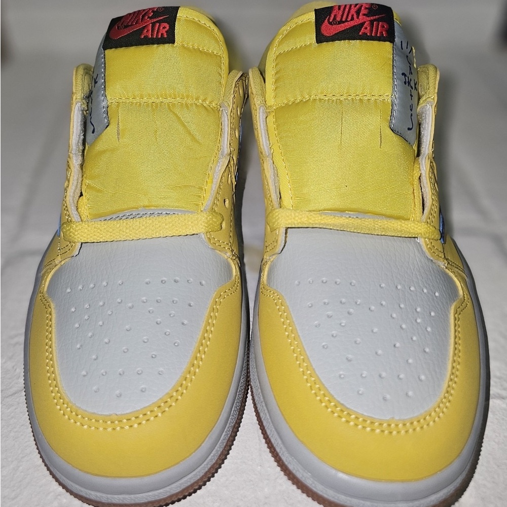 Travis Scott x Jordan 1 Retro OG SP Low Canary W DZ4137-700 - Picture 5 of 5